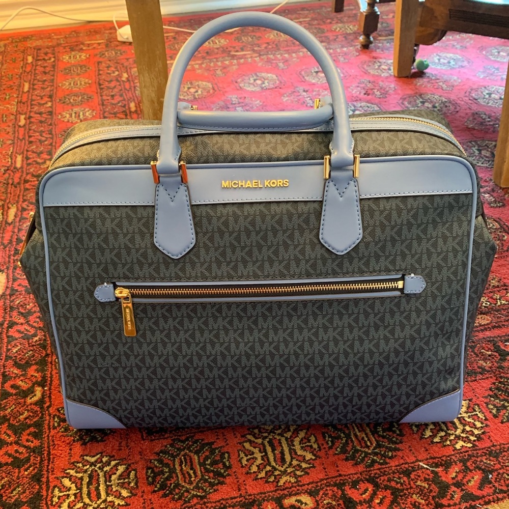 authentic michael kors weekender bag
